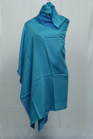 Luxury sky blue Pashmina Shawl